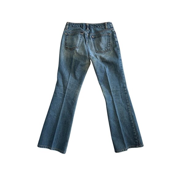 GAP Long and Lean Medium Wash Flare Leg Jeans Size 2 - Picture 3 of 7